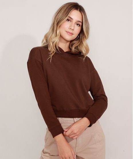 Blusa-de-Moletom-Basico-com-Capuz-Marrom-Escuro-9941971-Marrom_Escuro_1