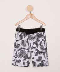 Bermuda-Infantil-de-Moletom-Estampada-de-Folhagem-Off-White-9969287-Off_White_1