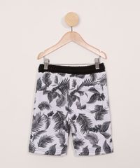 Bermuda-Infantil-de-Moletom-Estampada-de-Folhagem-Off-White-9969287-Off_White_2