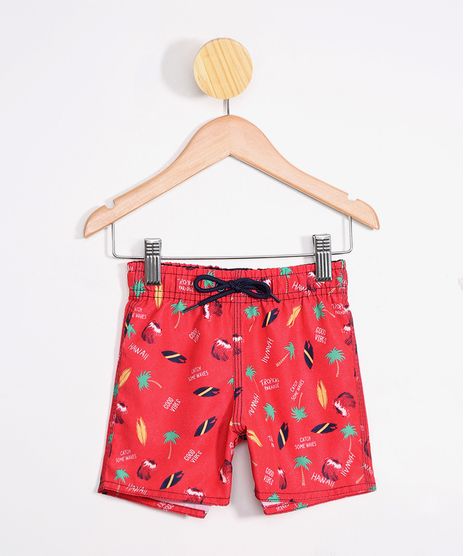 Bermuda-Surf-Infantil-Estampada-Praiana-com-Bolso-Vermelha-9979139-Vermelho_1
