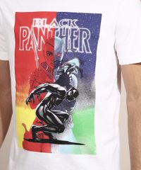 Camiseta-de-Algodao-Pantera-Negra-Manga-Curta-Gola-Careca-Branca-9982572-Branco_2