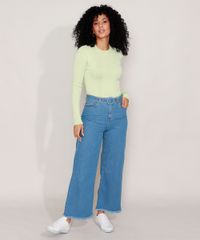 Sueter-de-Trico-Basico-Decote-Redondo-Verde-Claro-9356754-Verde_Claro_3