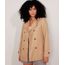 Casaco-Trench-Coat-de-Sarja-Transpassado-com-Faixa-para-Amarrar-Bege-9818779-Bege_1