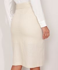 Saia-Lapis-de-Linho-com-Bolsos-e-Cinto-Midi-Kaki-9898391-Kaki_2