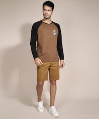 Camiseta-Raglan--Paradise--Manga-Longa-Gola-Careca-Caramelo-9982257-Caramelo_3