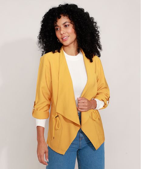 Parka-Assimetrica-com-Bolsos-e-Cordao-Mostarda-9814428-Mostarda_1