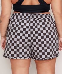 Short-Running-Plus-Size-Esportivo-Ace-Estampado-Quadriculado--Preto-9987672-Preto_2