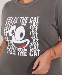 Camiseta-de-Algodao-Plus-Size-Gato-Felix-Manga-Curta-Decote-Redondo-Chumbo-9985215-Chumbo_2