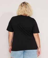 Camiseta-de-Algodao-Plus-Size-Stitch-com-Sorvete-Manga-Curta-Decote-Redondo-Preta-9989435-Preto_4
