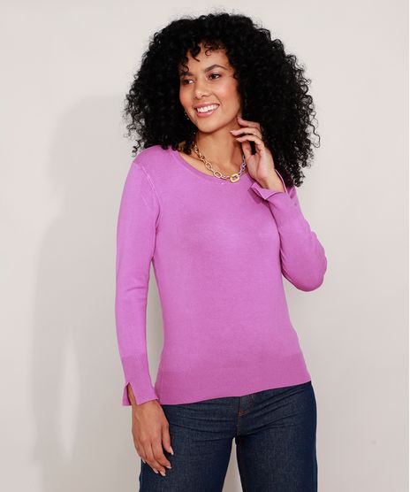 Sueter-de-Trico-com-Fenda-Decote-Redondo-Roxo-9971774-Roxo_1