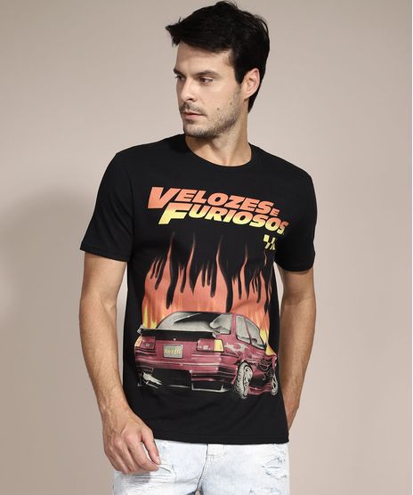 Camiseta-Velozes-e-Furiosos-Manga-Curta-Gola-Careca-Preta-9989645-Preto_1