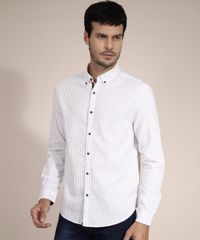 Camisa-de-Algodao-Comfort-Listrada-Manga-Longa-Branca-9911083-Branco_1