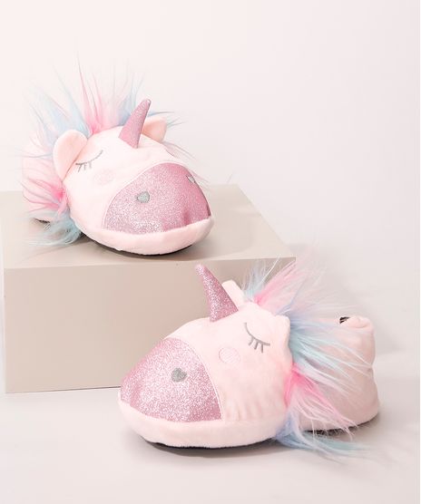 Pantufa-Infantil-Unicornio-Rosa-9975729-Rosa_1