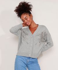 Cardigan-Amplo-de-Trico-com-Strass-e-Pedrarias-Decote-V-Mindset-Cinza-Mescla-9921312-Cinza_Mescla_1