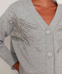 Cardigan-Amplo-de-Trico-com-Strass-e-Pedrarias-Decote-V-Mindset-Cinza-Mescla-9921312-Cinza_Mescla_4