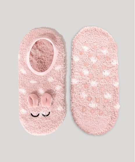 Meia-Infantil-Sapatilha-Coelho-Rosa-9972235-Rosa_1