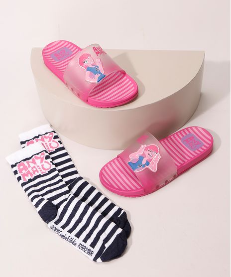 Chinelo-Infantil-Slide-Any-Malu-Grendene---Meia-Rosa-9986563-Rosa_1