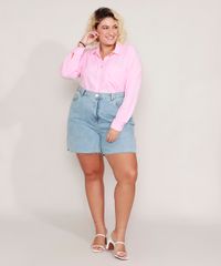 Camisa-de-Viscose-Plus-Size-com-Bolso-Manga-Longa-Mindset-Rosa-Claro-9991494-Rosa_Claro_3