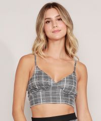 Top-Cropped-Estampado-Xadrez-Alca-Fina-Decote-V-Cinza-9983388-Cinza_6