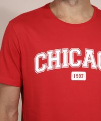 Camiseta-de-Algodao--Chicago--Manga-Curta-Gola-Careca-Vermelha-9978111-Vermelho_6