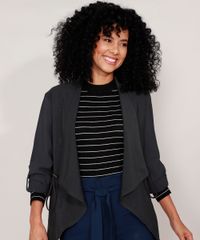 Parka-com-Bolsos-e-Elastico-Preta-9814430-Preto_6