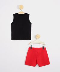 Conjunto-Infantil-Mickey-de-Regata-Preta---Bermuda-Vermelho-9975698-Vermelho_3