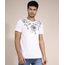 Camiseta-de-Algodao-Floral-Manga-Curta-Gola-Careca-Branca-9982574-Branco_1