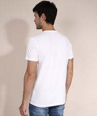 Camiseta-de-Algodao-Floral-Manga-Curta-Gola-Careca-Branca-9982574-Branco_4