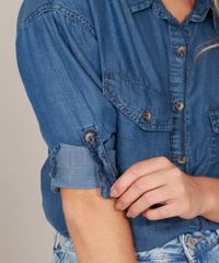 Camisa-Jeans-com-Bolsos-Manga-Longa-Azul-Escuro-9988999-Azul_Escuro_5