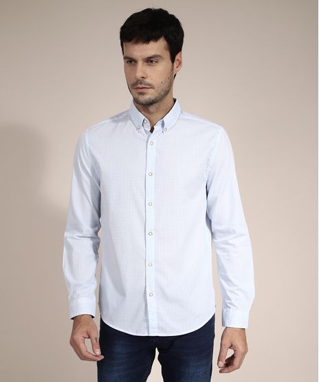 Camisa-Comfort-Estampada-Xadrez-Vichy-Manga-Longa-Azul-Claro-9911782-Azul_Claro_1