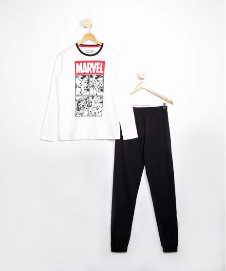 Pijama-Juvenil-Marvel-Manga-Longa-Off-White-9983640-Off_White_1