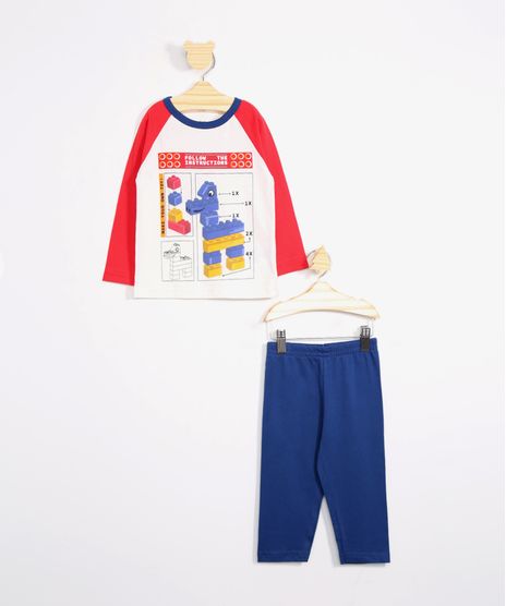 Pijama-Infantil-Cachorro-Manga-Longa-Brandili-Vermelho-9983965-Vermelho_1