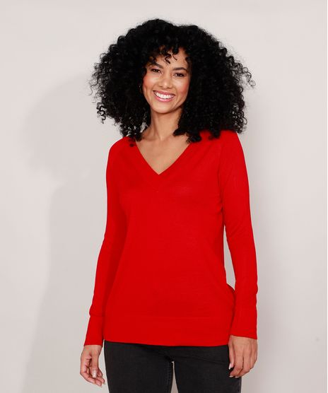 Sueter-de-Trico-Basico-Decote-V-Vermelha-9818326-Vermelho_1