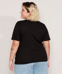 Camiseta-de-Algodao-Plus-Size-Smiley-Grafite-Manga-Curta-Decote-Redondo-Preta-9982639-Preto_4