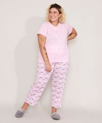 Pijama-Manga-Curta-Plus-Size-Borboletas-Rosa-9982986-Rosa_1