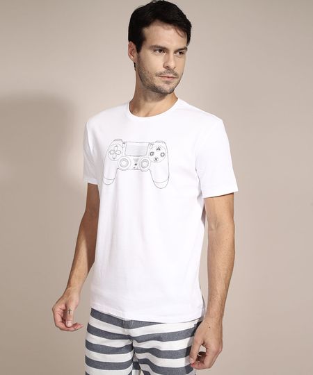 Camiseta-Playstation-Manga-Curta-Gola-Careca-Branca-9989066-Branco_1 Camiseta-Playstation-Manga-Curta-Gola-Careca-Branca-9989066-Branco_1