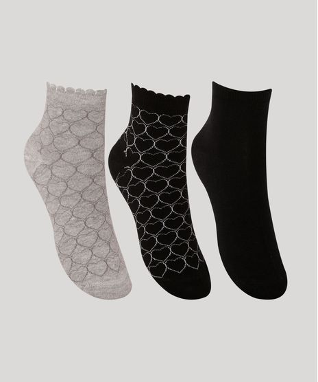 Kit-de-3-Meias-Cano-Medio-Estampadas-Preto-9976578-Preto_1