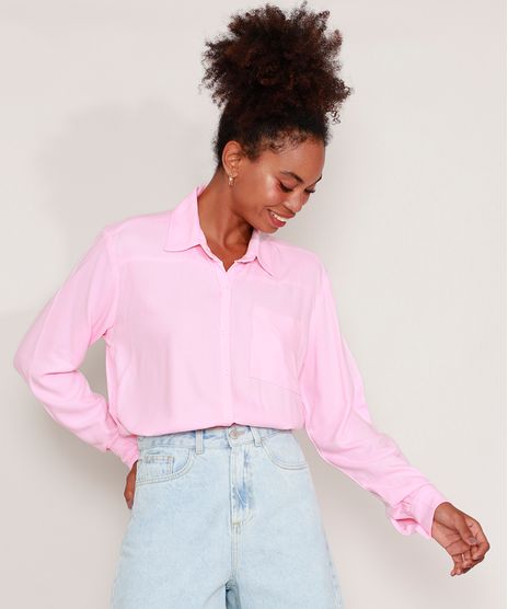 Camisa-de-Viscose-com-Bolso-Manga-Longa-Mindset-Rosa-Claro-9991493-Rosa_Claro_1