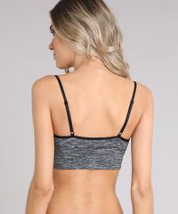 Top-Feminino-Sem-Costura-com-Renda-e-Bojo-Removivel-Cinza-Mescla-Escuro-9067140-Cinza_Mescla_Escuro_2