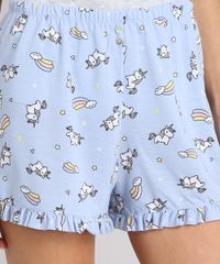 Pijama-Feminino-Unicornio-com-Bolso-Regata-Cinza-Mescla-Claro-9161639-Cinza_Mescla_Claro_4