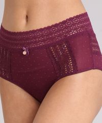 Calcinha-Feminina-Alta-Hot-Pant-em-Tule-com-Renda-Vinho-9064405-Vinho_4