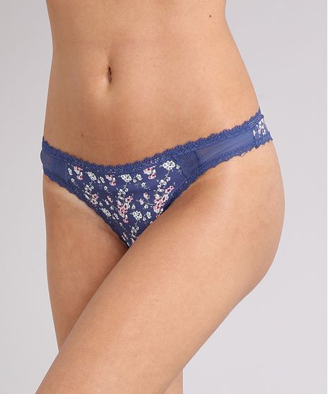 Calcinha-Feminina-Biquini-Estampada-Floral-com-Renda-Azul-Marinho-9064465-Azul_Marinho_1