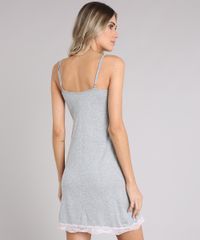 Camisola-Feminina-com-Renda-Alcas-Finas-Cinza-Mescla-9086292-Cinza_Mescla_2
