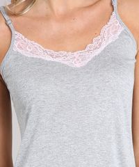Camisola-Feminina-com-Renda-Alcas-Finas-Cinza-Mescla-9086292-Cinza_Mescla_3