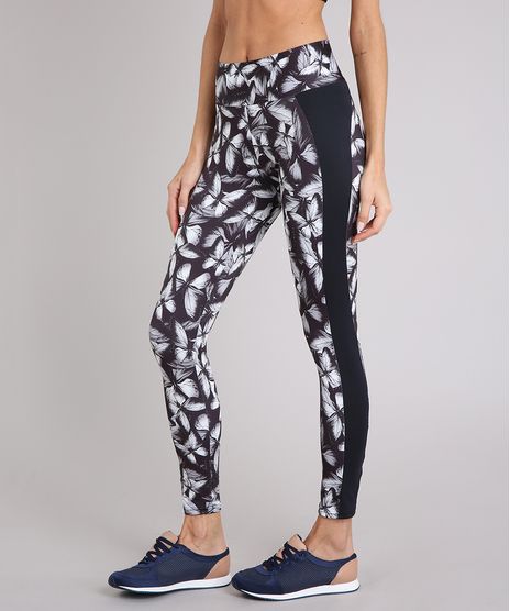Calca-Legging-Feminina-Esportiva-Ace-Estampada-de-Borboletas-Preta-9085233-Preto_1
