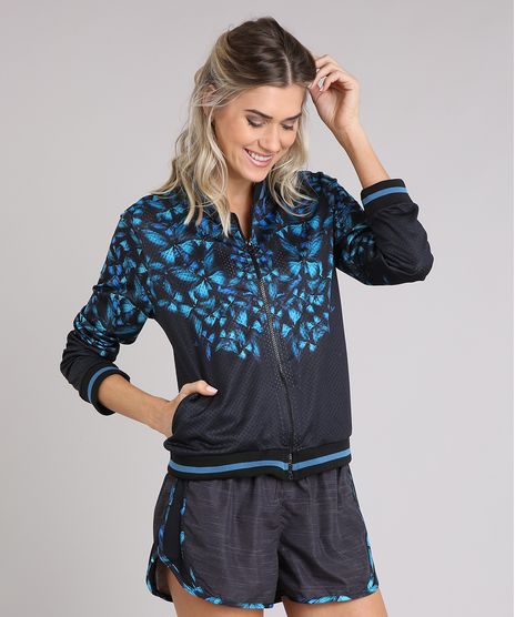 Jaqueta-Feminina-Bomber-Esportiva-Ace-Estampada-de-Borboletas-Preta-9085237-Preto_1