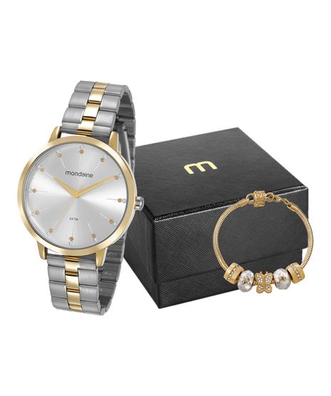 Kit-de-Relogio-Feminino-Mondaine-Analogico----Pulseira---53659LPMVBE2K1-DOURADO-9988507-Dourado_1