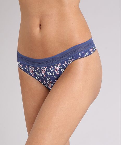 Calcinha-Feminina-Fio-Dental-Estampada-Floral-Azul-Marinho-9064453-Azul_Marinho_1