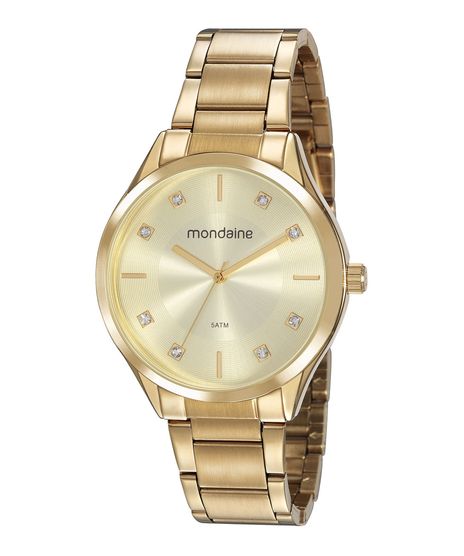 Kit-de-Relogio-Analogico-Mondaine-Feminino--Brinco---Colar---53818LPMVDE1KF-DOURADO-9977932-Dourado_1