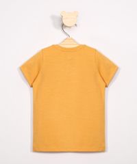 Camiseta-Infantil-Simba-Flocado-Manga-Curta-Amarela-9979669-Amarelo_3